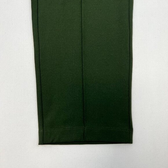 Loft Womens Green Elastic Waist Pull On Straight Leg Dress Pants Size Small - Picture 5 of 9